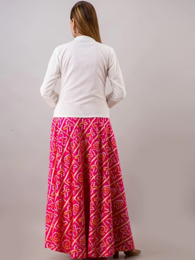 High Quality Pure AC Cotton Fabric Anarkali Kurta - Image 3