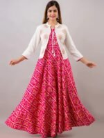 High Quality Pure AC Cotton Fabric Anarkali Kurta - Image 2