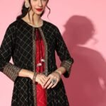 Full AC Cotton printed ethnic wear Ready kurta set (3pis)
