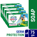 Mediker SafeLife Soap Bar Combo Pack (75gm X 4pcs)