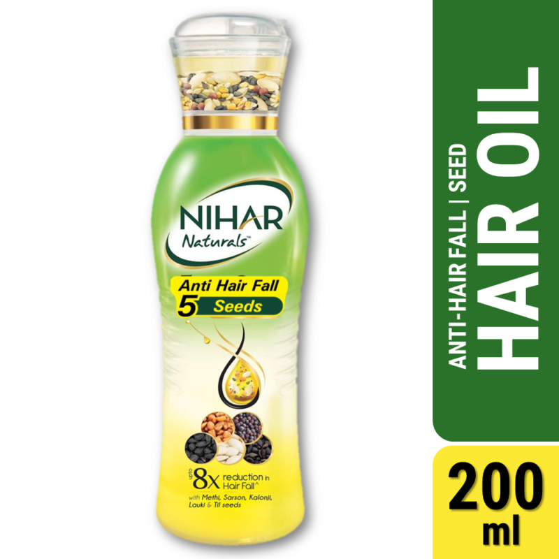 Nihar Anti Hairfall 5 Seeds Hair Oil - Image 2