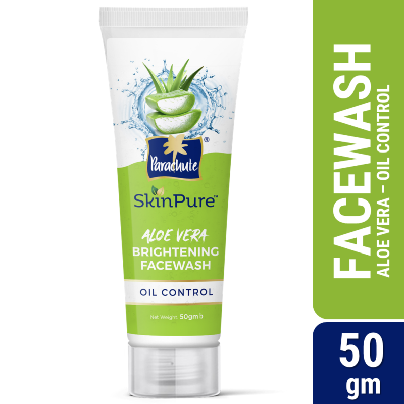 Parachute SkinPure Aloe Vera Brightening Facewash (Oil Control) - Image 2