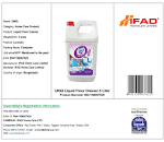 UNIQUE FLOOR CLEANER LAMONGREES 5 LTR