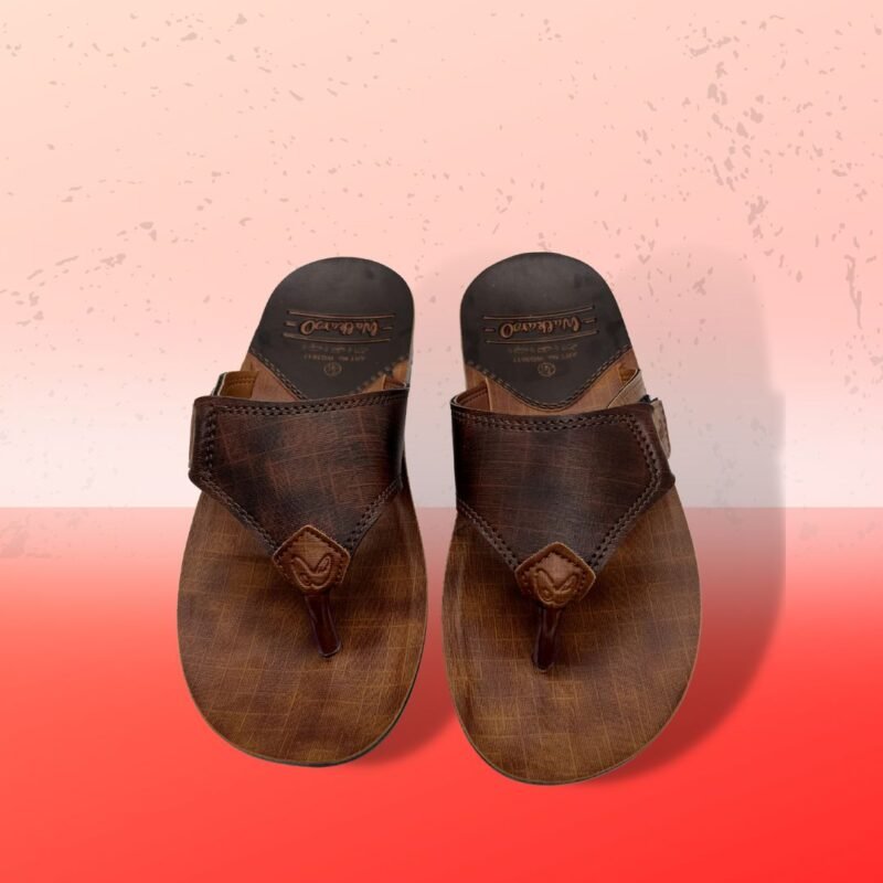 Walkaroo Men's Stylish and Confortable Brown sandal - Image 3