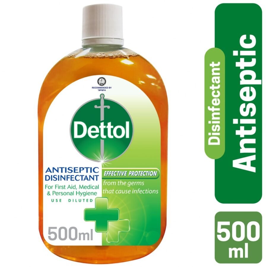 Deconal Spray Dettol Antiseptic Disinfectant Liquid 500ml for First Aid, Medical ...