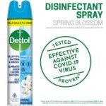 Dettol Disinfectant Spray Spring Blossom Fragrance, Sanitizer for Hard & Soft Surfaces, 225ml