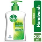 Dettol Handwash Original 200ml Pump, Liquid Soap with protection from 100 illness-causing germs