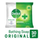 Dettol Soap Original 30gm Bathing Bar, Soap with protection from 100 illness-causing germs
