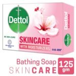 Dettol Soap Skincare 125gm Bathing Bar, Soap with Moisturizers
