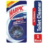 Harpic Flushmatic 50gm in-Cistern Toilet Cleaner, Automatic Cleaning with Every Flush