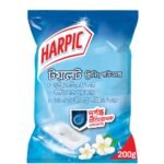 Harpic Toilet Cleaner Powder 200gm with Malodour Removing Technology for Ceramic, Cement & Plastic Toilets