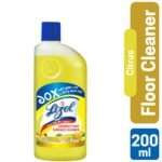 Lizol Disinfectant Floor & Surface Cleaner 200ml Citrus, Kills 99.9% Germs