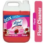 Lizol Disinfectant Floor & Surface Cleaner 5L Floral, Super Saver Pack, Kills 99.9% Germs
