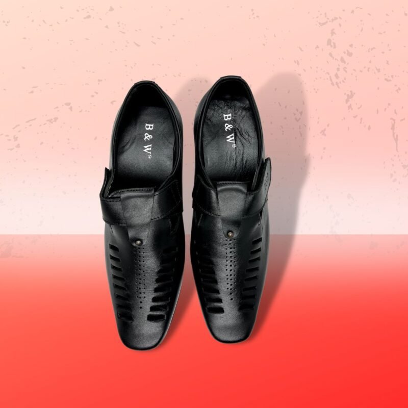Leather Cycle Shoe For Men - - Image 2