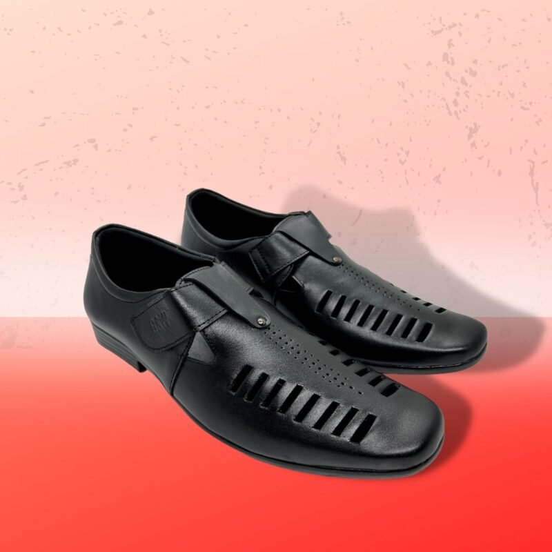 Leather Cycle Shoe For Men - - Image 3
