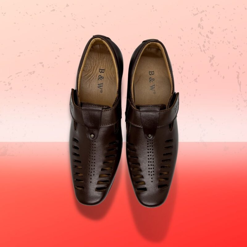 Leather Cycle Shoe For Men - - Image 2