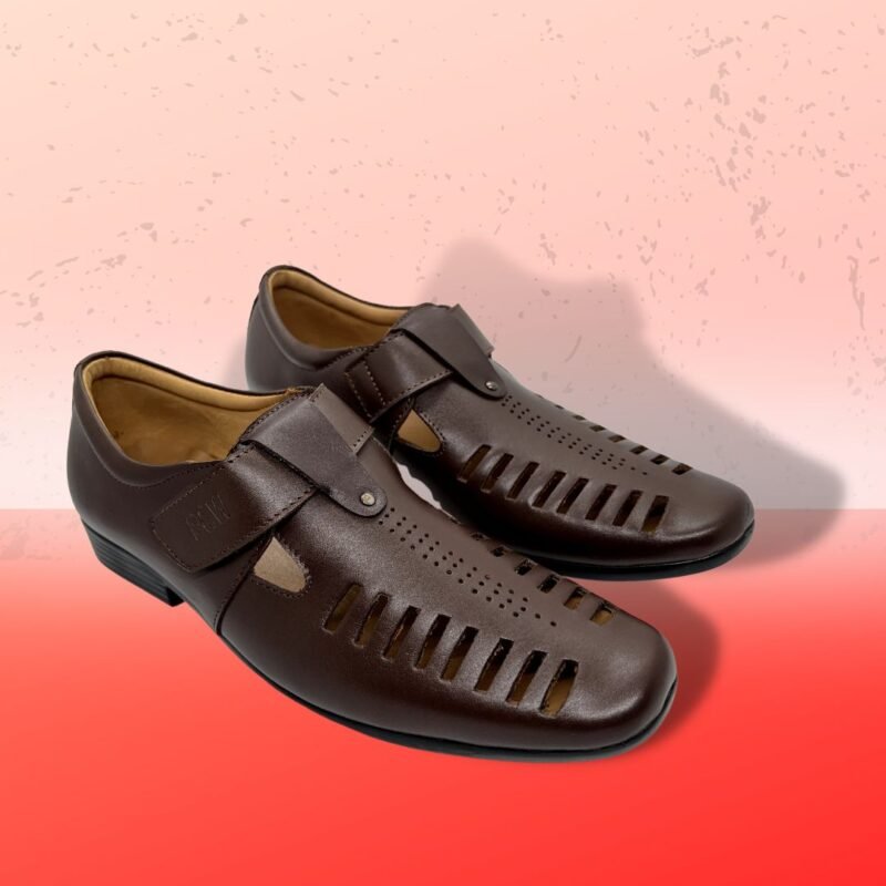 Leather Cycle Shoe For Men - - Image 3