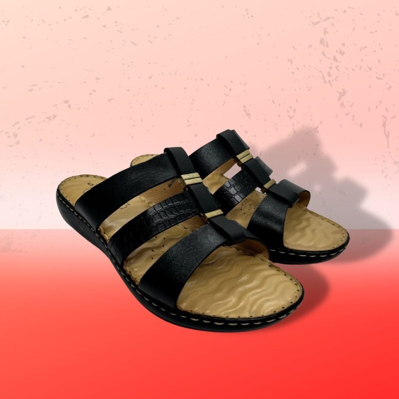 Anatomic Sole Leather Sandal For Ladies - - Image 2