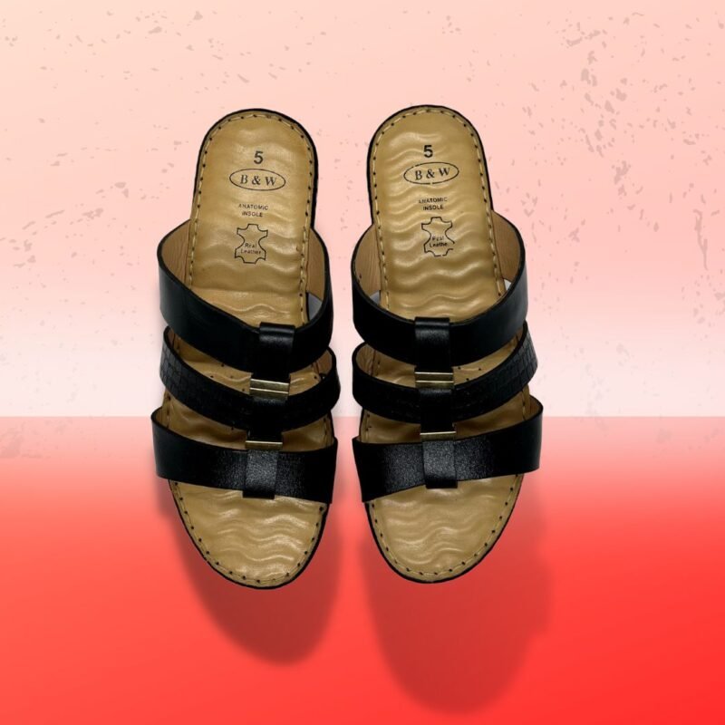 Anatomic Sole Leather Sandal For Ladies - - Image 3