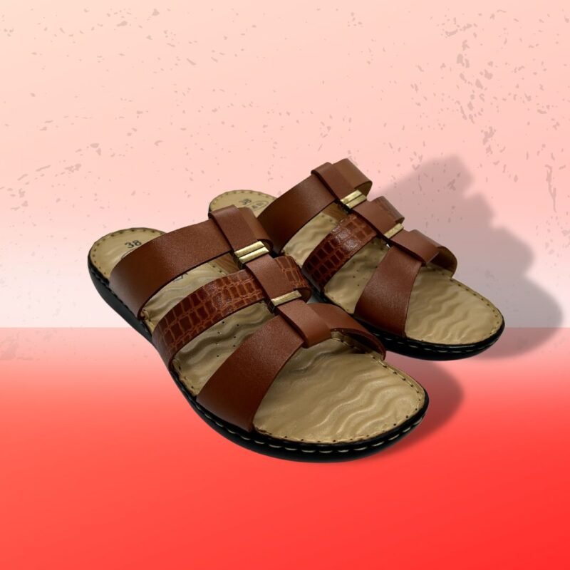 Anatomic Sole Leather Sandal For Ladies - - Image 3