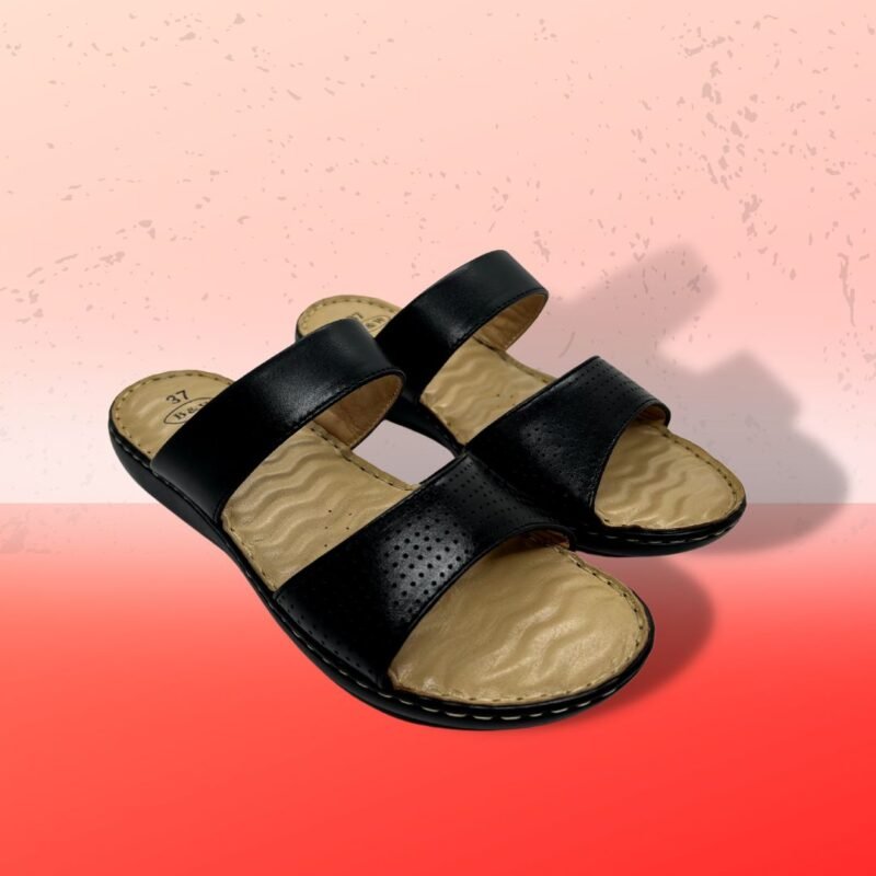Anatomic Sole Leather Sandal For Ladies - - Image 3
