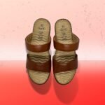 Anatomic Sole Leather Sandal For Ladies -