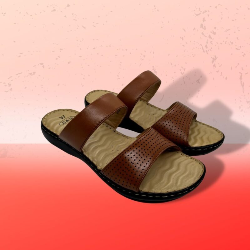 Anatomic Sole Leather Sandal For Ladies - - Image 2