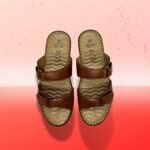Anatomic Sole Leather Sandal For Ladies - - Image 2