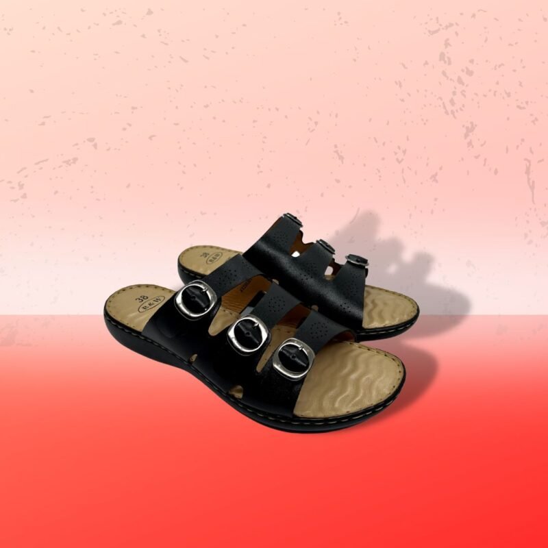 Anatomic Sole Leather Sandal For Ladies - - Image 3