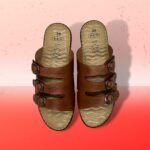 Anatomic Sole Leather Sandal For Ladies - - Image 2