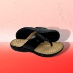 Anatomic Sole Leather Sandal For Ladies -