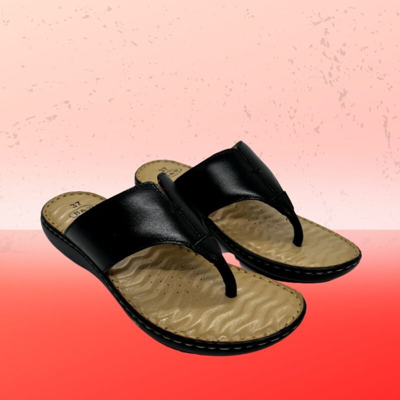 Anatomic Sole Leather Sandal For Ladies - - Image 3