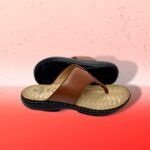 Anatomic Sole Leather Sandal For Ladies -