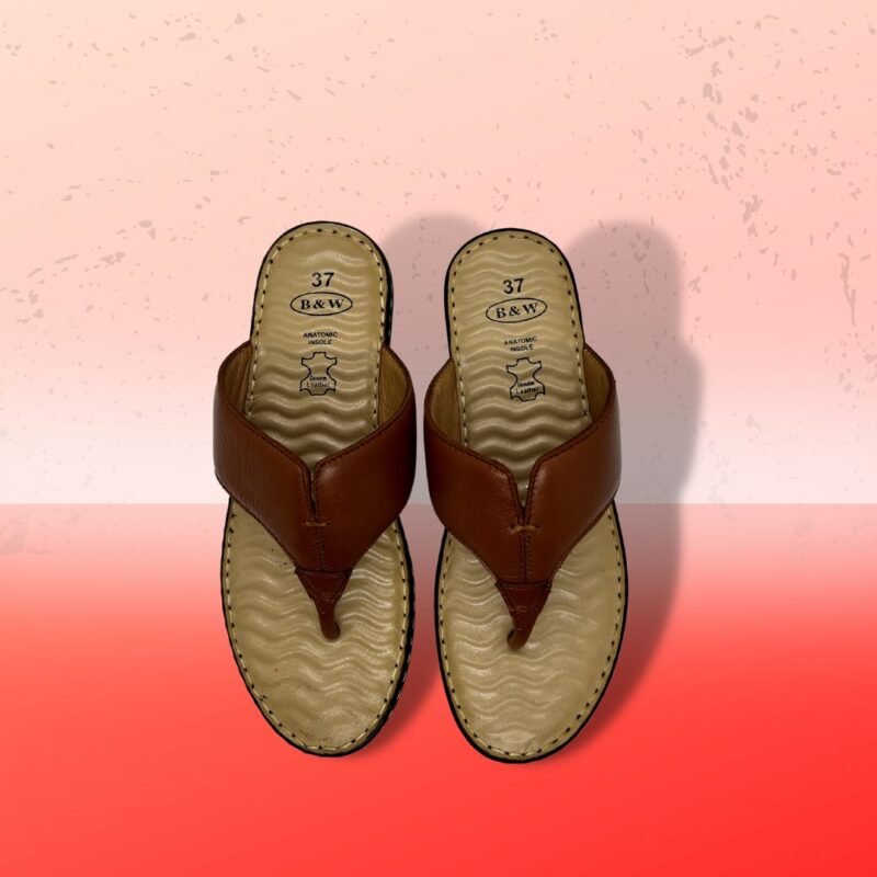 Anatomic Sole Leather Sandal For Ladies - - Image 2