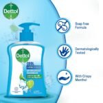 Dettol Handwash Cool 200ml Pump, pH-Balanced Liquid Soap with Menthol - Image 2