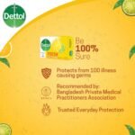 Dettol Soap Citrus Fresh 75gm Bathing Bar, Soap with Orour Protection - Image 2