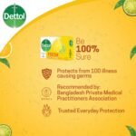 Dettol Soap Citrus Fresh 125gm Bathing Bar, Soap with Orour Protection - Image 2
