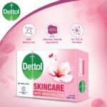 Dettol Soap Skincare 125gm Bathing Bar, Soap with Moisturizers - Image 2