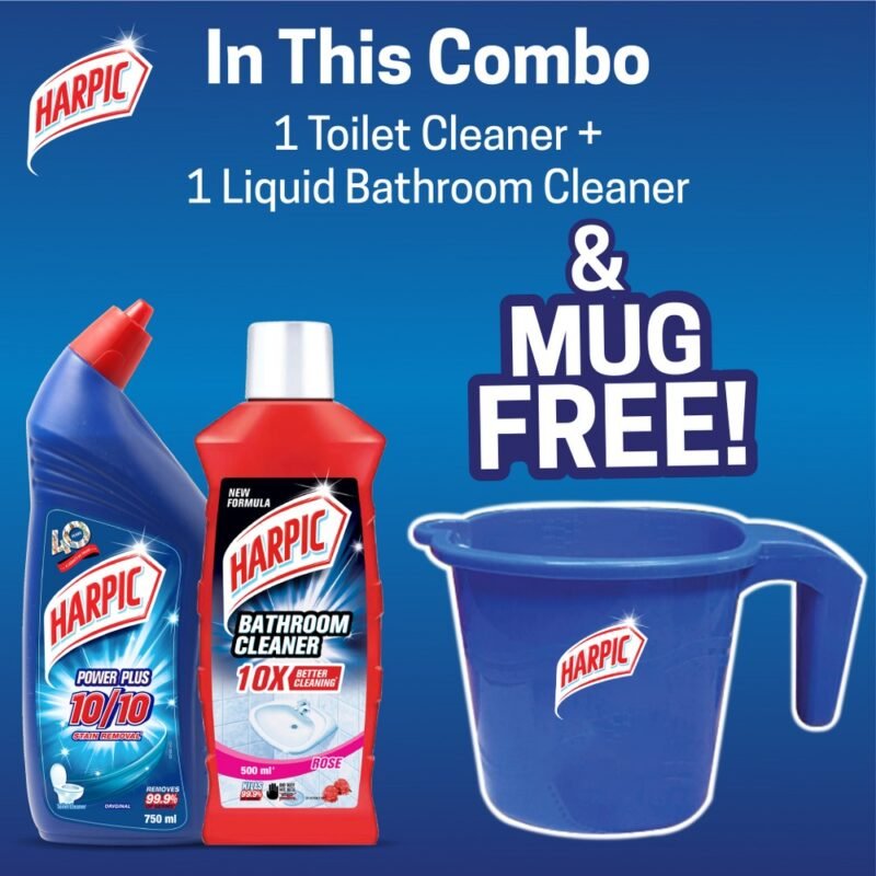 Harpic Toilet and Bathroom Cleaner Manikjor Mug Free - Image 2