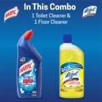 Harpic Toilet Cleaner 750ml and Lizol Citrus 500 ml Double Surokkha - Image 2
