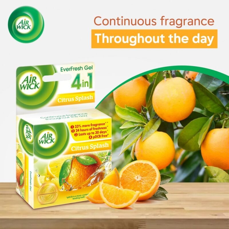 Airwick Air Freshener Gel Citrus 50gm - Image 5