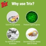 Trix Dishwashing Liquid 5L Mega Refill Lemon Fragrance for Scratch-Free Sparkling Clean Dishes, removes grease stains with power-rich thick foam - Image 2