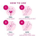 Veet Easy Gel 20 Wax Strip Normal Skin For Long Lasting Smoothness - Image 2