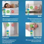 Dettol Disinfectant Spray Spring Blossom Fragrance 51tk Off, Sanitizer for Hard & Soft Surfaces, 225ml - Image 3
