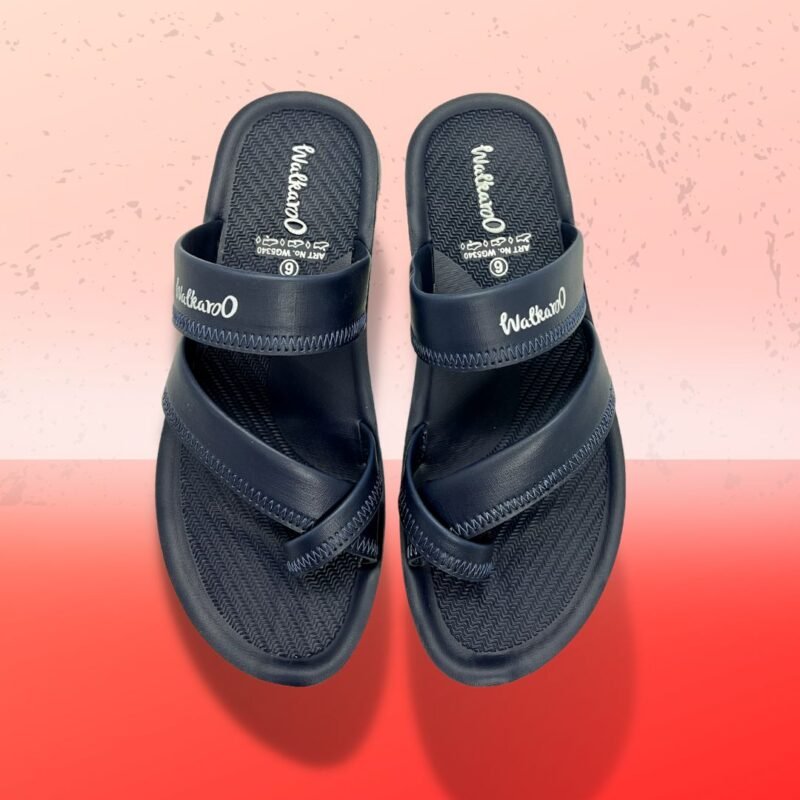 Walkaroo Men's Stylish and Comfortable Blue Sandal - Image 2