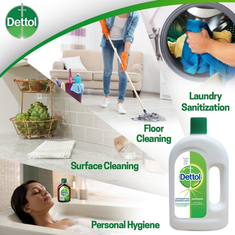 Dettol Antiseptic Disinfectant Liquid 750ml for First Aid, Medical & Personal Hygiene- use diluted - Image 3