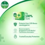 Dettol Soap Original Pack of 2 (125gm X 2), Bathing Bar Soaps with protection from 100 illness-causing germs - Image 3