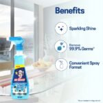 Mr. Brasso Glass & Household Cleaner 5L Mega Refill with Ultra Shine Formula for TV, Electronics, Fridge, Laminated Furniture, Mirror, Car Windshield - Image 3