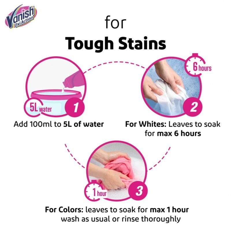 Vanish Fabric Stain Remover 400ml - Image 3