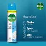 Dettol Disinfectant Spray Spring Blossom Fragrance, Sanitizer for Hard & Soft Surfaces, 225ml - Image 4